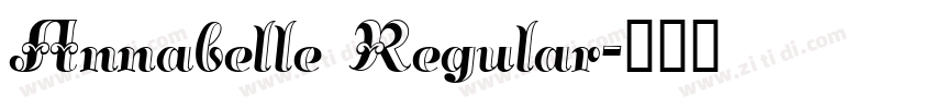Annabelle Regular字体转换